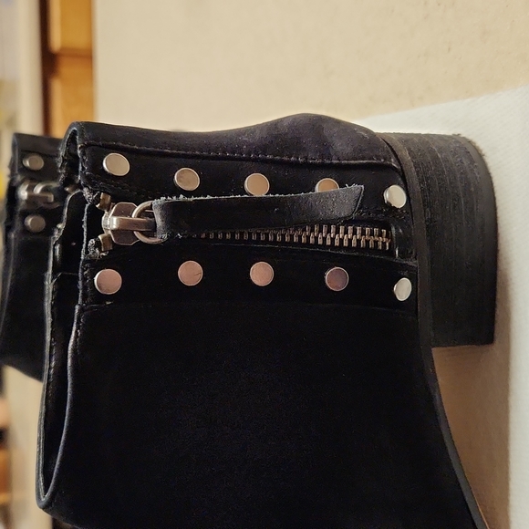 Vince Camuto Women's Ankle Boots/Booties Size 7.5, Black/Silver, VGUC - Picture 8 of 13